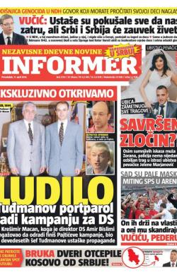 Informer - broj 1200, 11. apr 2016.