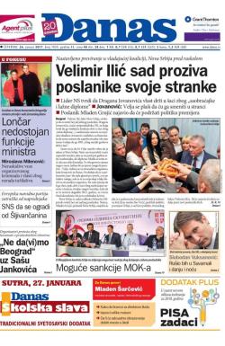 Danas - broj 7059, 26. jan 2017.