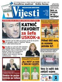 Vijesti - broj 6165, 26. maj 2015.