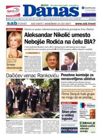 Danas - broj 5805, 21. avg 2013.