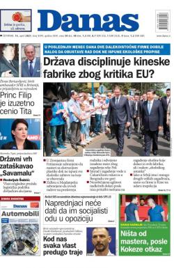 Danas - broj 8599, 15. apr 2021.
