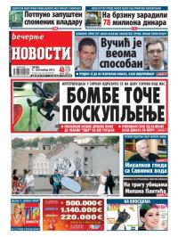 Večernje novosti - broj 1022, 6. sep 2013.