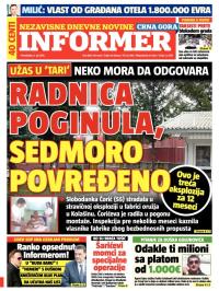 Informer CG - broj 965, 6. jul 2015.