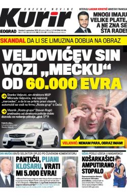 Kurir - broj 3575, 8. sep 2013.