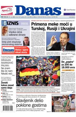 Danas - broj 5369, 11. jun 2012.