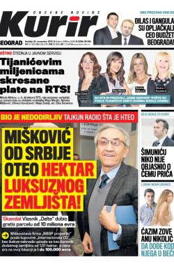 Kurir - broj 3652, 24. nov 2013.