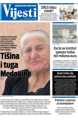Vijesti - broj 9092, 12. avg 2023.