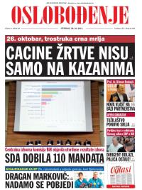 Oslobođenje - broj 24.392, 28. okt 2014.