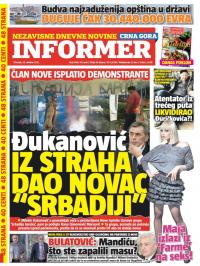 Informer CG - broj 1064, 29. okt 2015.