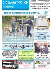 Somborske novine - broj 3404, 20. sep 2019.