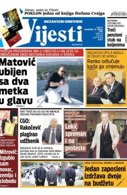 Vijesti - broj 6433, 22. feb 2016.