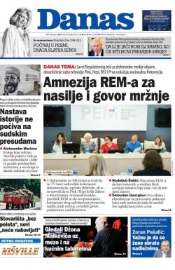 Danas - broj 9070, 10. avg 2022.