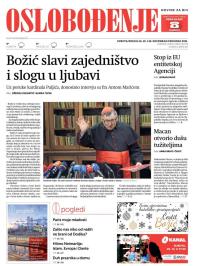 Oslobođenje - broj 26874, 25. dec 2021.