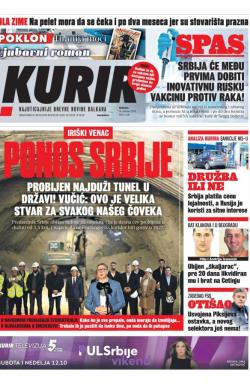Kurir - broj 4181, 18. okt 2025.