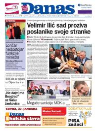 Danas - broj 7059, 26. jan 2017.