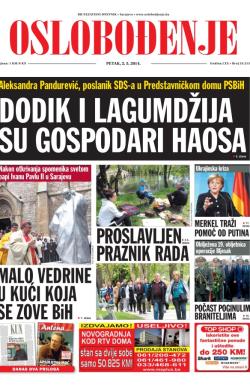 Oslobođenje - broj 24.213, 2. maj 2014.
