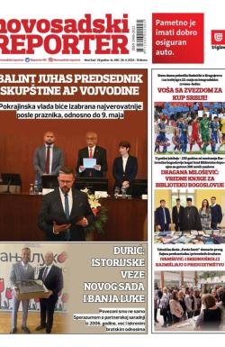 Novosadski reporter - broj 480, 26. apr 2024.