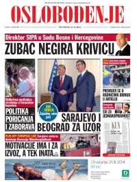 Oslobođenje - broj 24.324, 21. avg 2014.