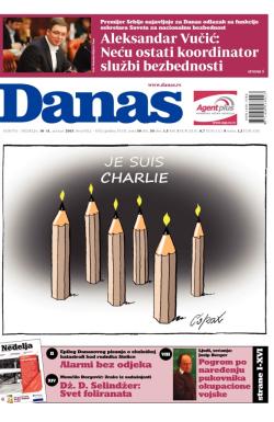 Danas - broj 6312-6313, 10. jan 2015.