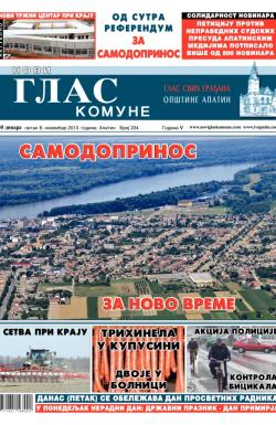 Novi glas komune, Apatin - broj 234, 8. nov 2013.
