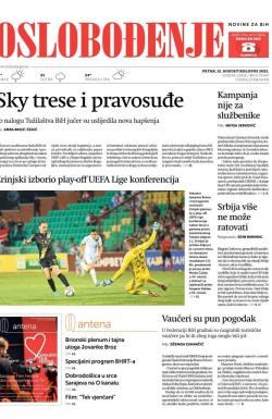 Oslobođenje - broj 27067, 12. avg 2022.