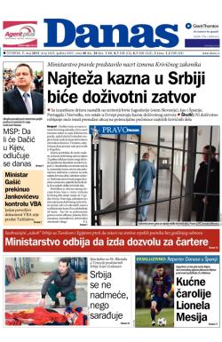 Danas - broj 6429, 7. maj 2015.