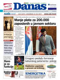 Danas - broj 5854, 9. okt 2013.