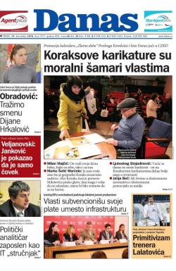 Danas - broj 7751, 19. dec 2018.