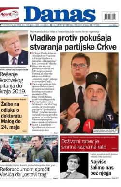 Danas - broj 7899, 16. maj 2019.