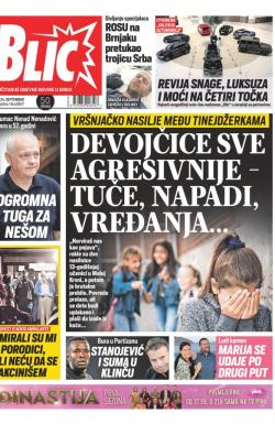 Blic - broj 8827, 24. sep 2021.