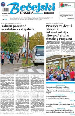 Bečejski mozaik - broj 783, 20. sep 2019.