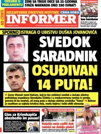 Informer CG - broj 947, 15. jun 2015.