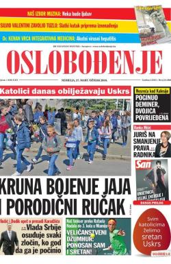 Oslobođenje - broj 24.908, 27. mar 2016.
