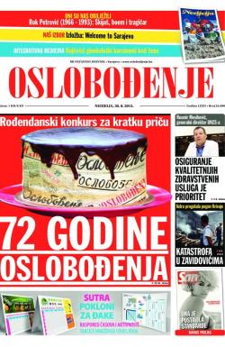 Oslobođenje - broj 24698, 30. avg 2015.