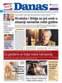 Danas - broj 6681, 14. jan 2016.