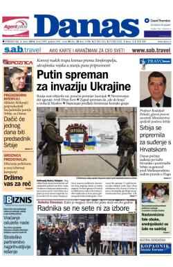 Danas - broj 5999, 3. mar 2014.