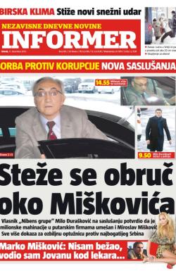 Informer - broj 185, 11. dec 2012.