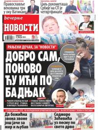 Večernje novosti - broj 4542, 8. jan 2023.