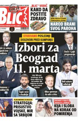 Blic - broj 7470, 29. nov 2017.