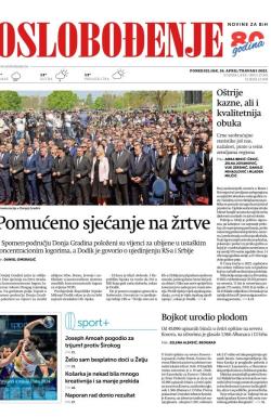 Oslobođenje - broj 27281, 24. apr 2023.