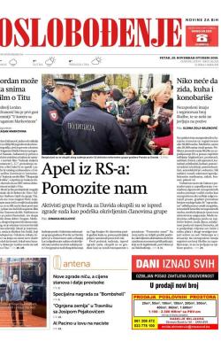Oslobođenje - broj 26223, 29. nov 2019.