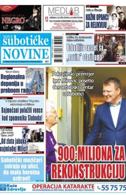 Nove Subotičke novine - broj 138, 25. okt 2019.