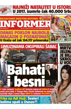 Informer - broj 1738, 10. jan 2018.