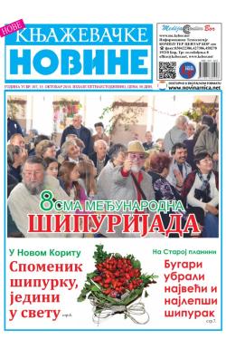 Nove knjaževačke novine - broj 107, 15. okt 2014.