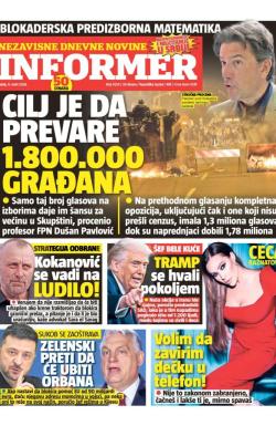 Informer - broj 4224, 6. mar 2026.
