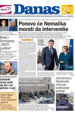 Danas - broj 7016, 14. dec 2016.