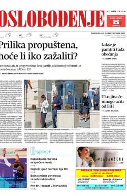 Oslobođenje - broj 26945, 21. mar 2022.