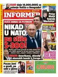 Informer - broj 1722, 19. dec 2017.