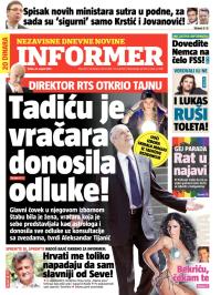 Informer - broj 397, 23. avg 2013.