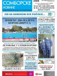 Somborske novine - broj 3447, 17. jul 2020.